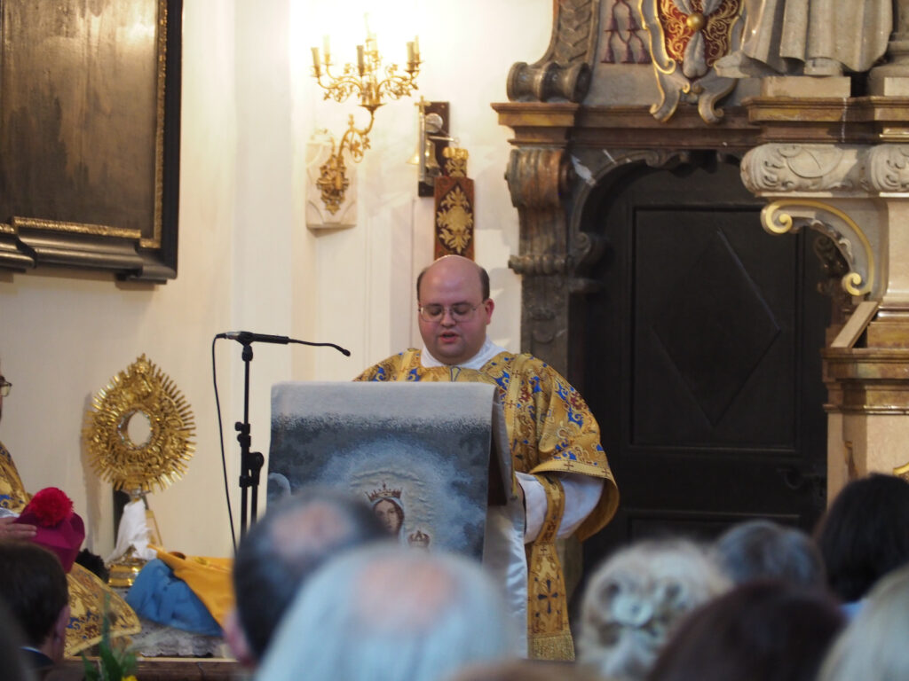Lesung von hochwürdigem Herrn Pfarrer Mag. Lic. theol. Alexander Fischer